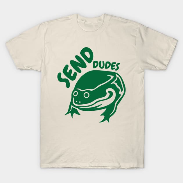 Send Dudes T-Shirt by Justsmilestupid